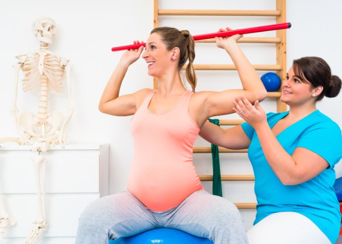 Fisioterapia como solución al parto